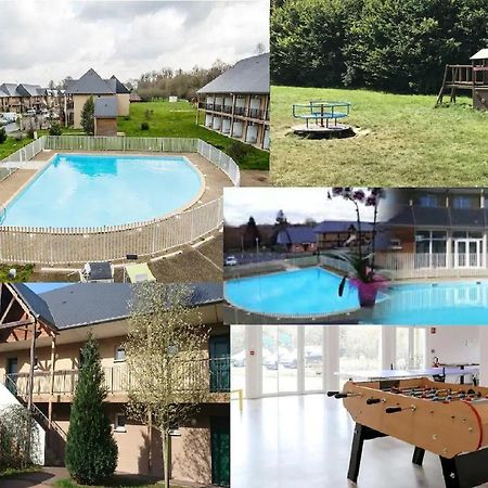 Le Fleur"H"On 11 D'Honfleur, T2 En Residence Avec Piscine, Wifi Et Parking Gratuits Équemauville Exteriör bild